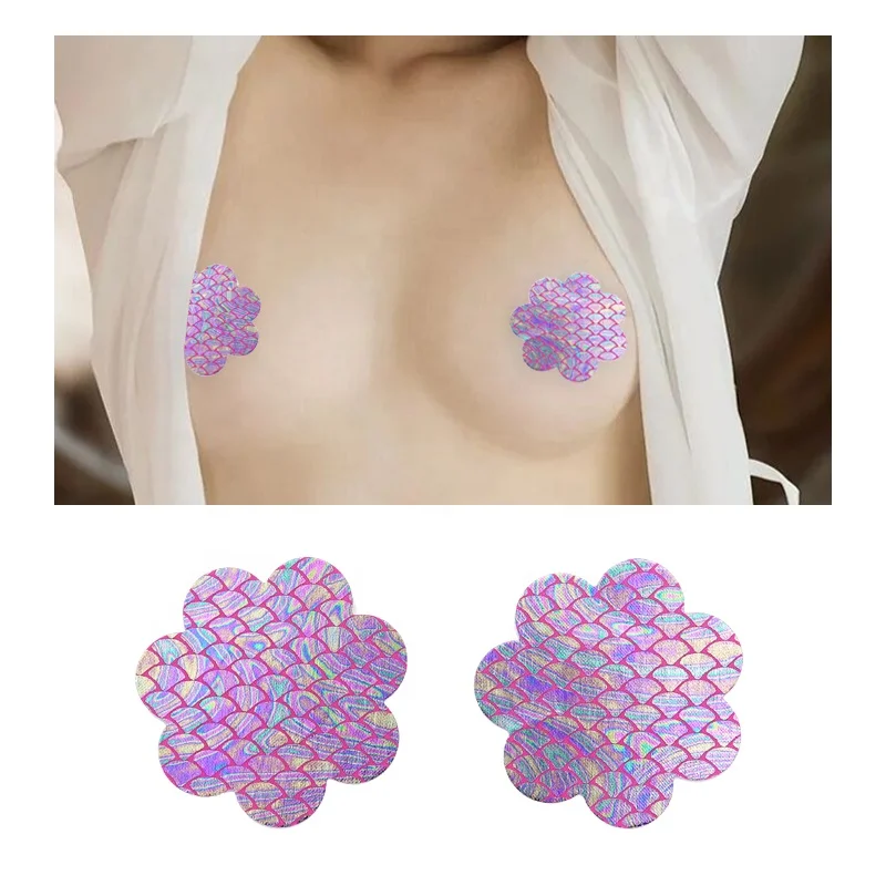Wholesale Hot Sale Multiple Set Disposable Breast Pasties Stickers Sexy Adhesive Nipple Cover Pasties