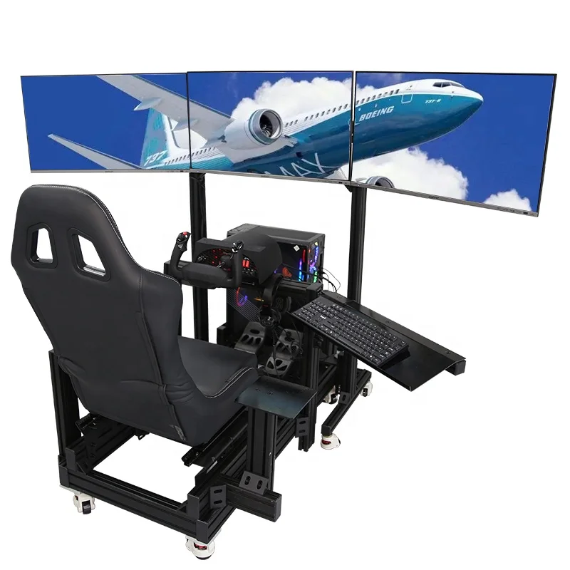 OEM Customize Aluminum Extrusion Frame Exciting 720 Degree Flight Simulator 360 Flight Racing Simulator Fly Motion Simulator Rig