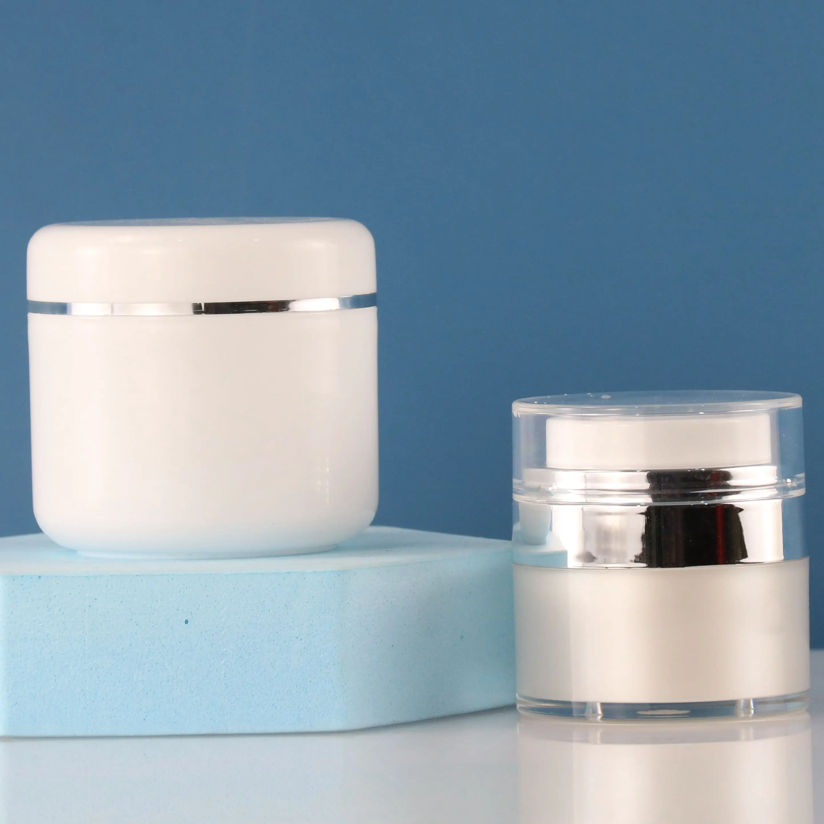 empty food container PET plastic jar 250 ml cosmetic cream jars 250g clear PP cap pet 500g plastic jar