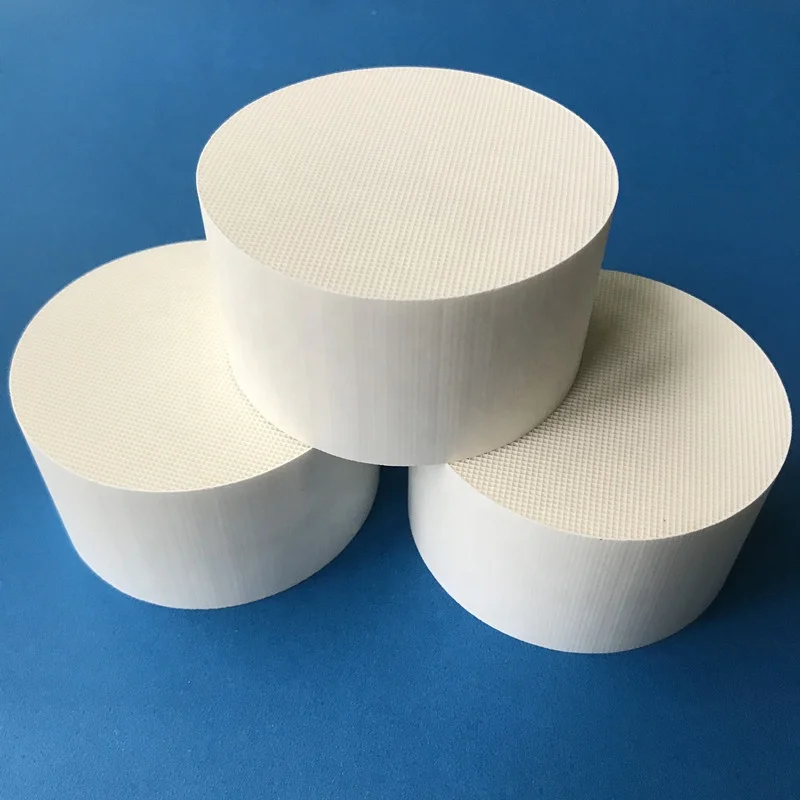 93mm Industrial Use Catalytic Converter Honeycomb Ceramic Cylinder for Ventilation System