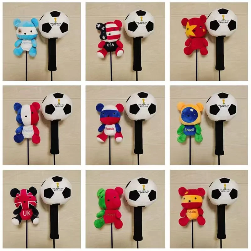 wholesale Custom Colorful Muppets Plush Animal Golf Club Driver Head Covers Funny Cute Golf Headcover