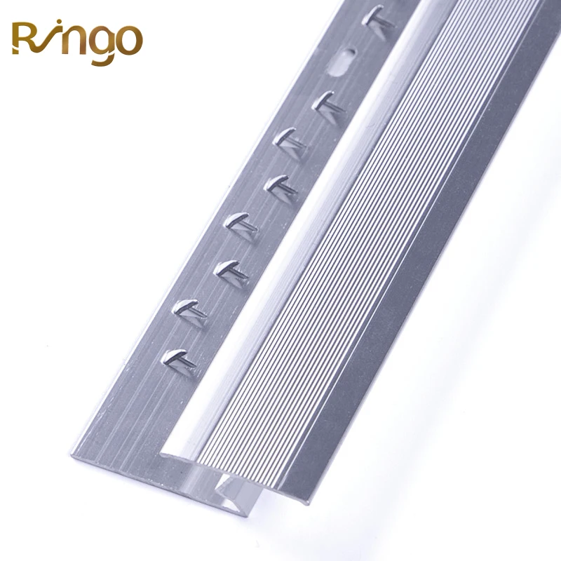 Foshan Ringo Vinyl Floor Factory Supply Decorative Edging Corner Aluminum Carpet Accessories Tile Trim Ceramic