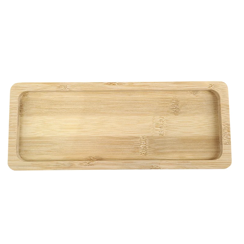 Wholesale Eco-friendly Kitchen Accessories Logo Custom Rectangular bamboo serving trays