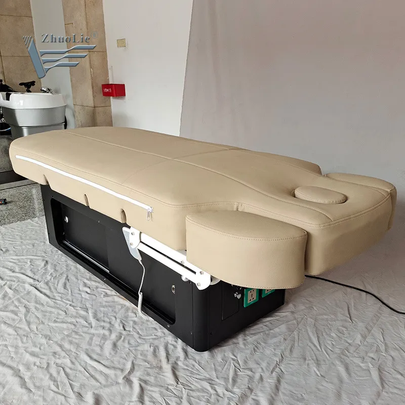 Electric Spa Massage Table Facial Beauty Bed with Super Soft Air Cotton Mattress