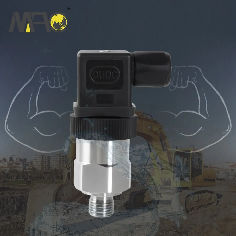 0 10 Bar Booster Carrier Sputtered Thin Film Pressure Sensor Transducer Transmitter