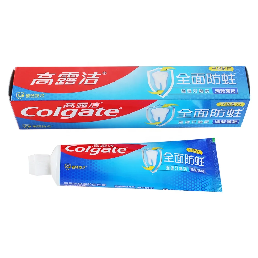 COLGATE OEM customized own natural toothpaste brand travel home anti-cavity toothpaste