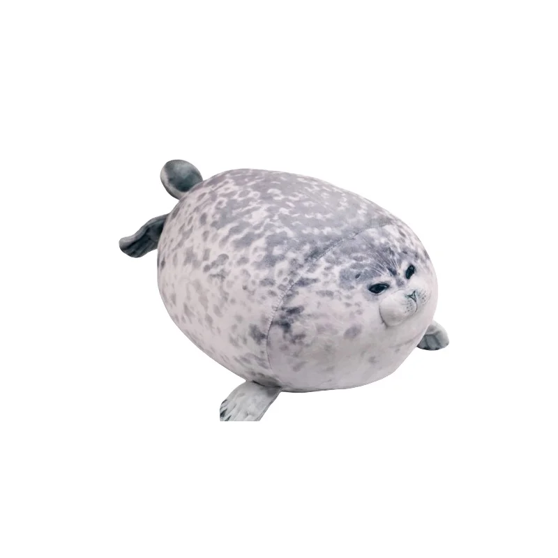 TUGE-Factory Cute 3D Lifelike Design Plush Chubby Seal Stuffed Toys Giant Sea Animal Plushies Pillow Adorable Seal Plush Toys