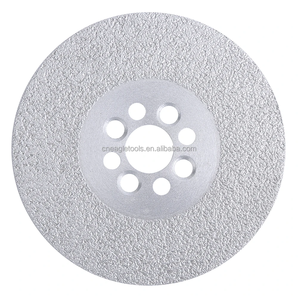 Factory Wholesale  105~230 mm U-Slot Vacuum Brazed Diamond Stone Cutting Sawa Blade