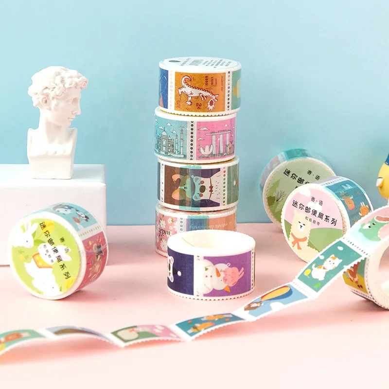 Cheap Customized DIY Craft Stamp Stickers Label Perforated Washi Tape