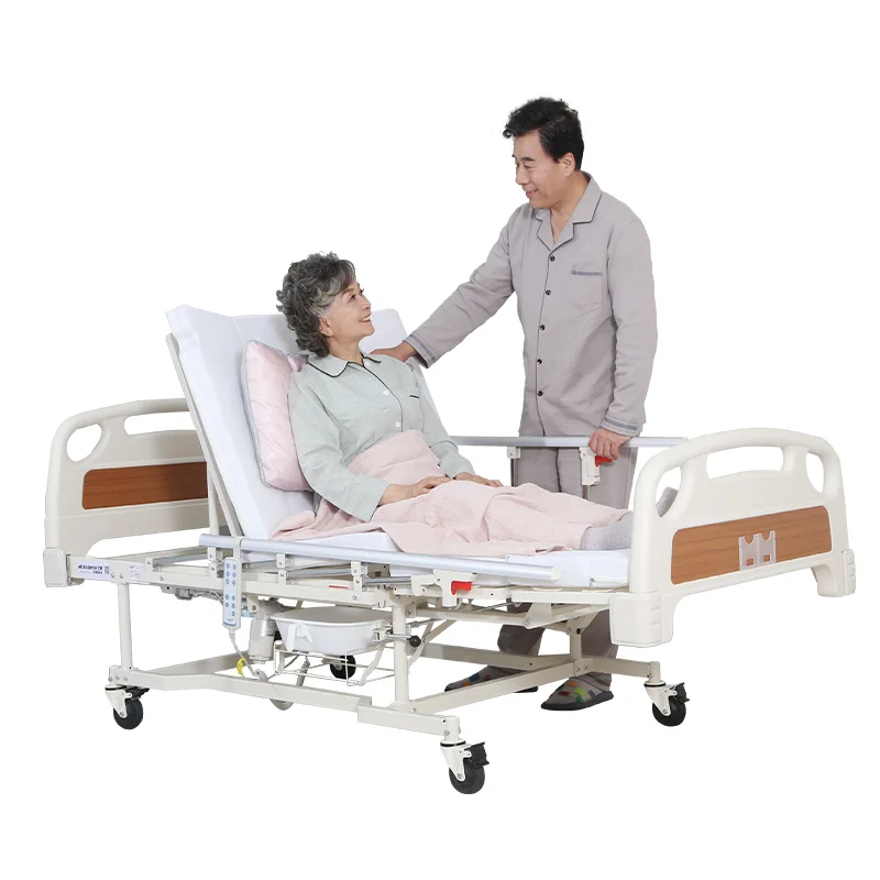 wholesale space saving hospital bed with automatic toilet