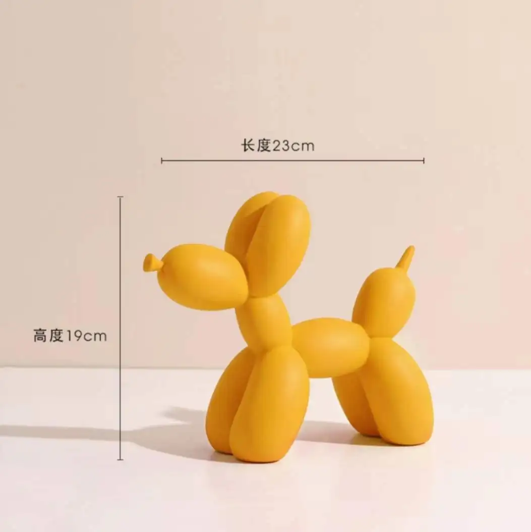 best price Living Room goodies business gifts statue resin sculpture balloon dog for home decor