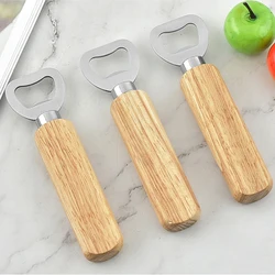 Wholesale Wooden Handle Bulk Bottle Opener Cheap Wood Beer Bottle Opener With Logo