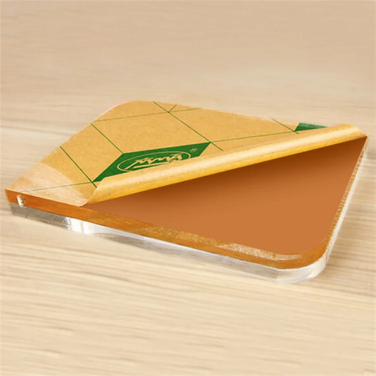 acrylic plastic free standing floating magnetic picture photo frame