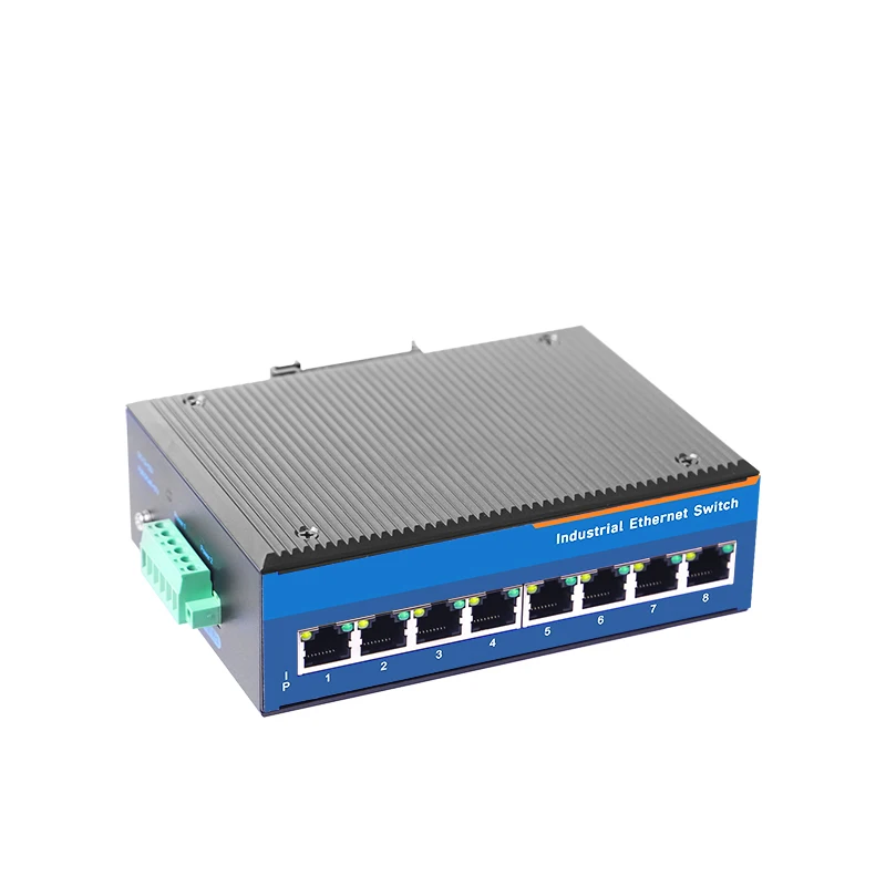 Семейная серия с 10/100 Мбит/с и 5 портами RJ45, DIN-рейка, гигабитный Промышленный Коммутатор Ethernet