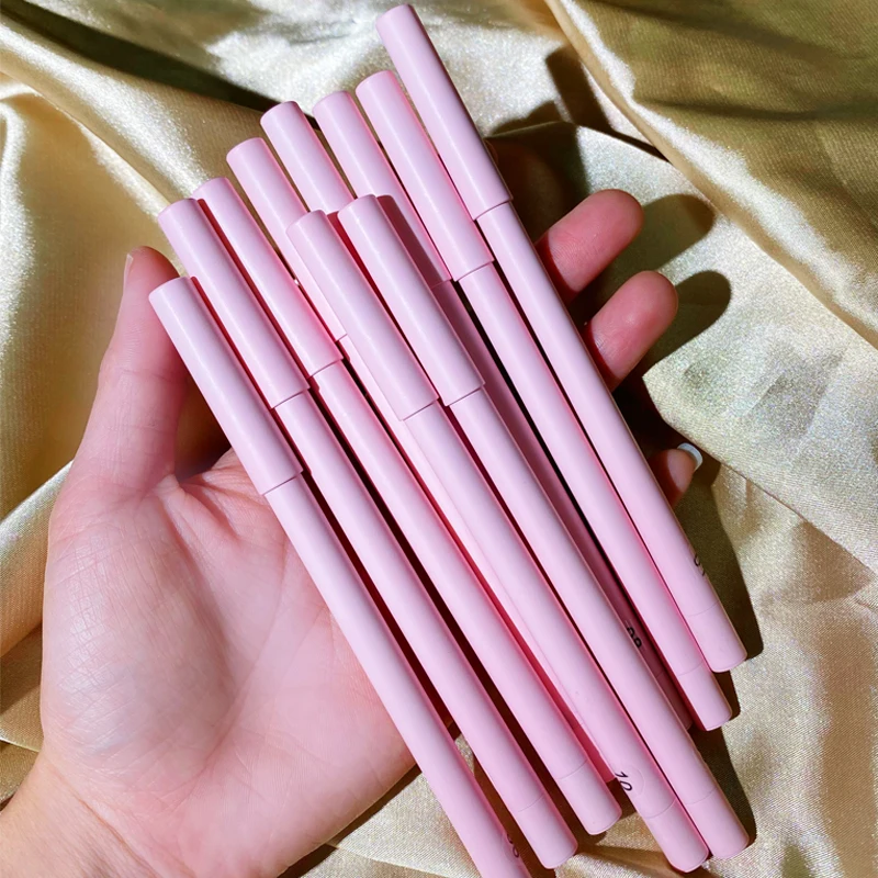 High Pigmented Matte Lip Liner 39 Colors Creamy Velvet Lip Liner Pencil Waterproof Non-marking Lipstick Pen Lip Makeup for Daily