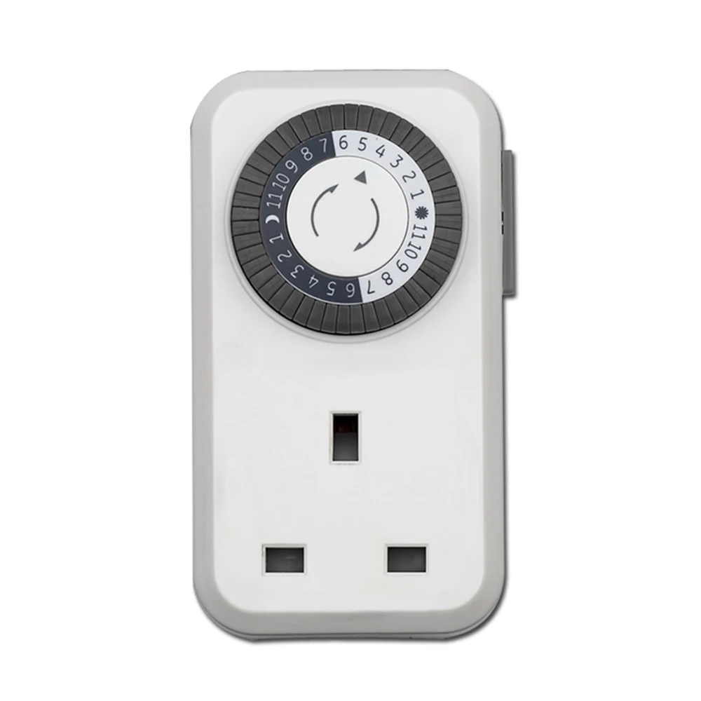 Mechanical timer 24hours timer socket UK plug digital wall clock timer