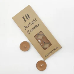 Custom Factory Long Lasting Mini Smokeless Tealight Candles For Dinners Parities Home Decoration Wedding