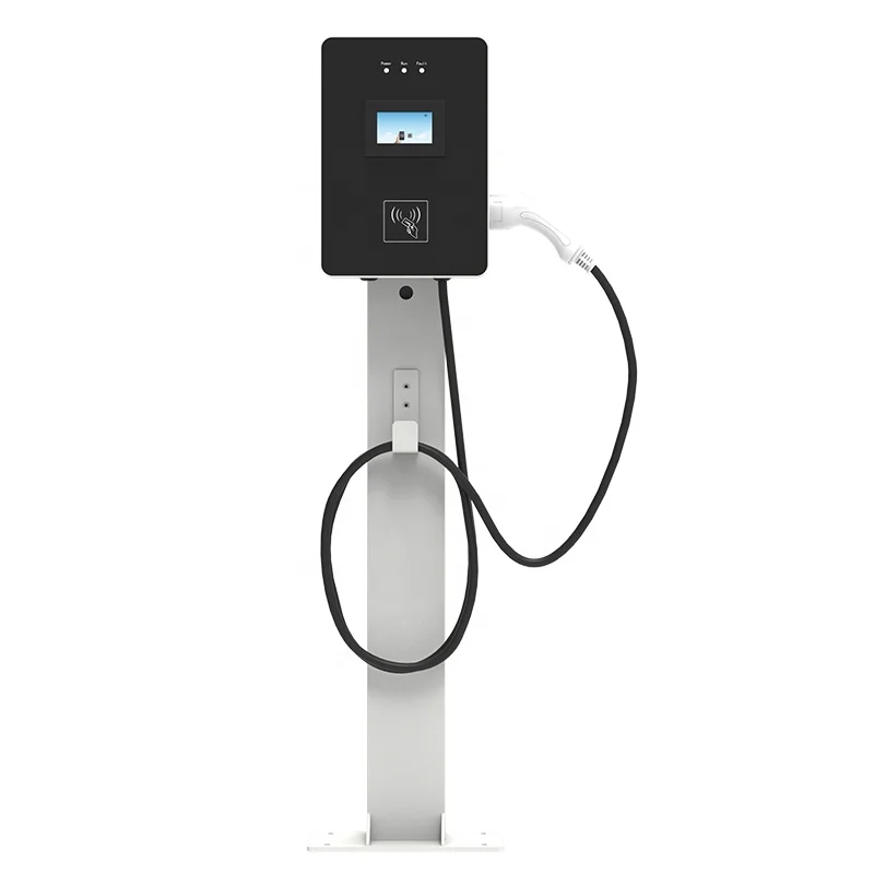 High Quality Charging Pile 32A 7kW Floor Standing Wall Mounted AC Ev Charger Station Easy to Install For Electric Vehicle