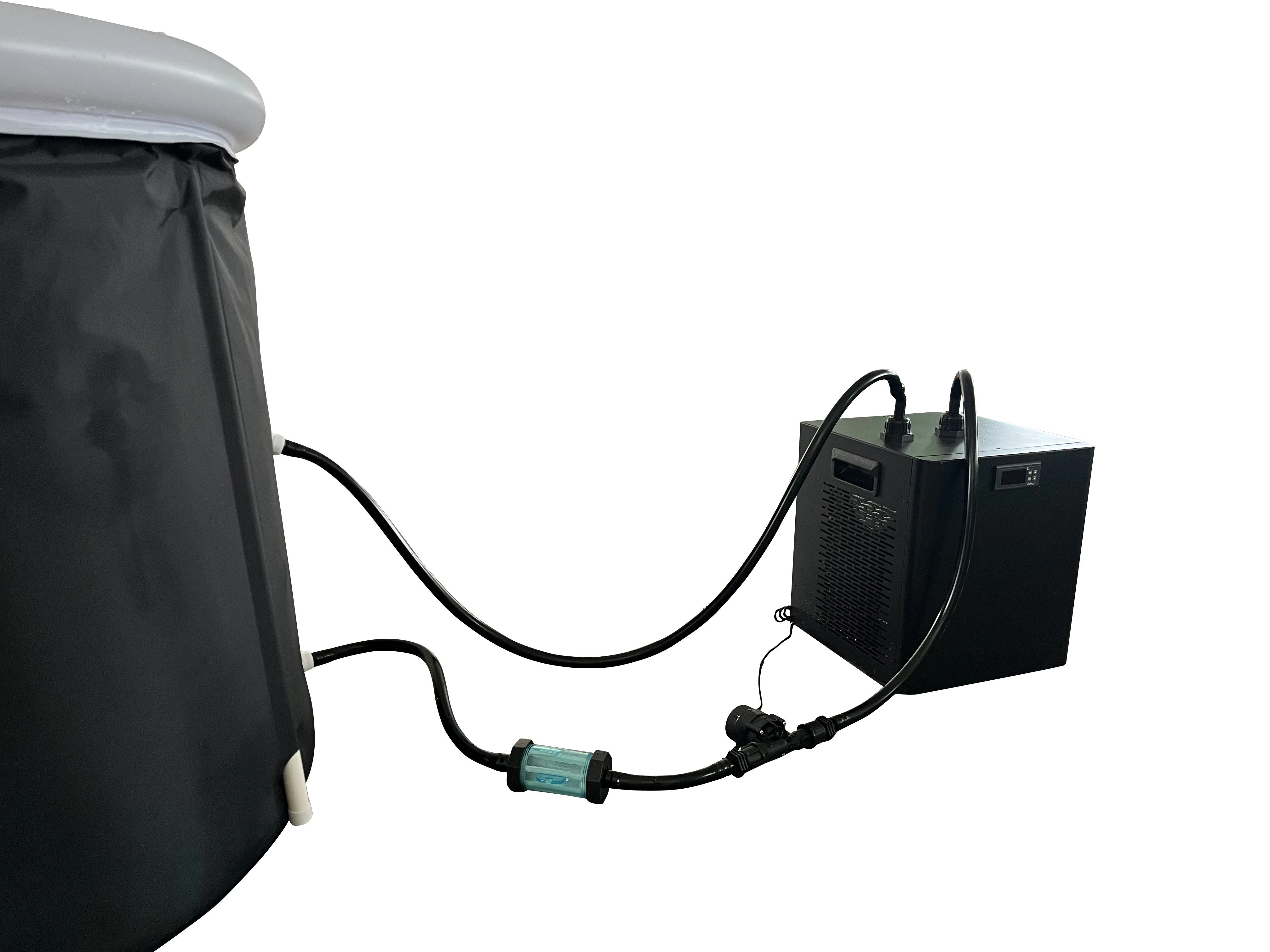 Охладитель воды мощностью 1/2 л.с., охлаждающее оборудование с фильтром и насосом, охлаждающее до 40F, доступно как 220 В, так и 110 В