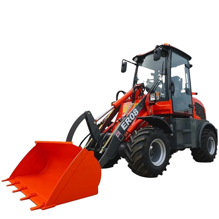 EVERUN CE Approved Articulated 0.8 Ton Multifunction Front End Loader with standard bucket