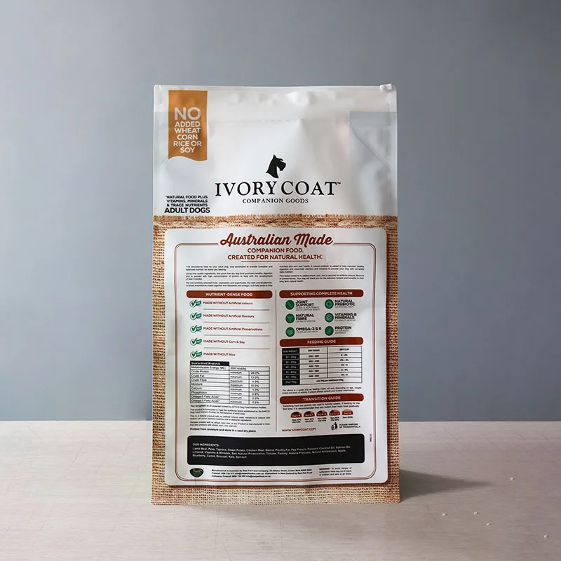 Biodegradable 2kg 5kg 10kg 20kg Smell Proof Wet Wellness Dry Raw Dog Treat Food Packaging Bag