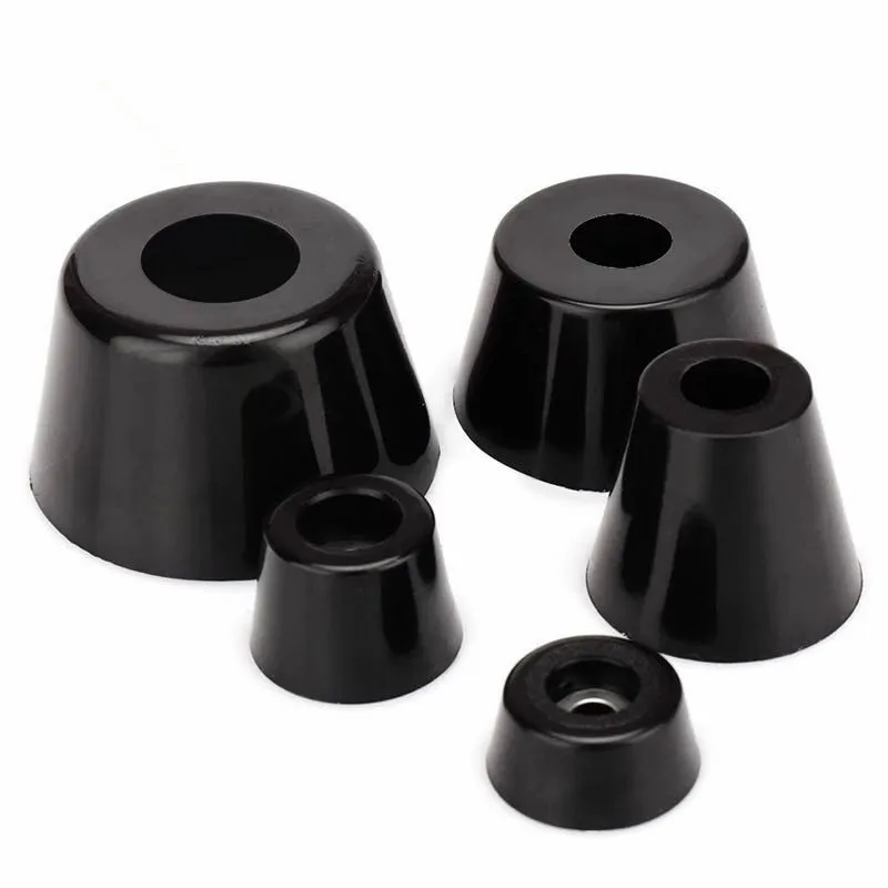 Standard Anti slip shock absorb screw mount rubber feet for chair/furniture/cut board/machine