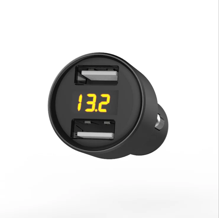 2.4A Dual USB car charger 2 port Cigarette Lighter Adapter Charger USB Power LED Car Charger For All Smart Phones