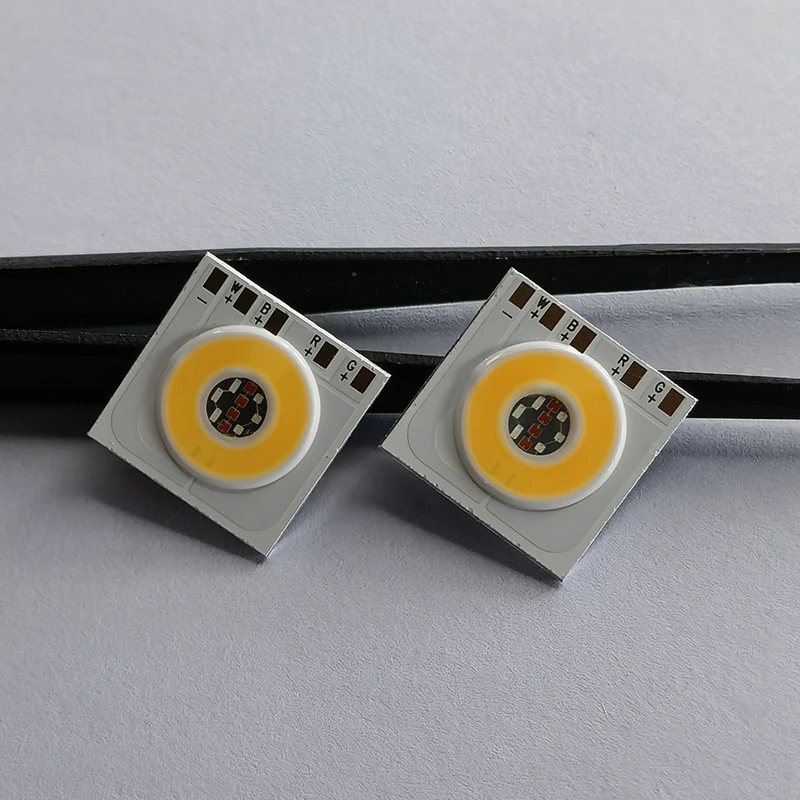 1313 8 ватт 300mA 8-10v 2700K Rgbw 4in1 полноцветный светодиодный чип COB 10 Вт для сцены прожектор