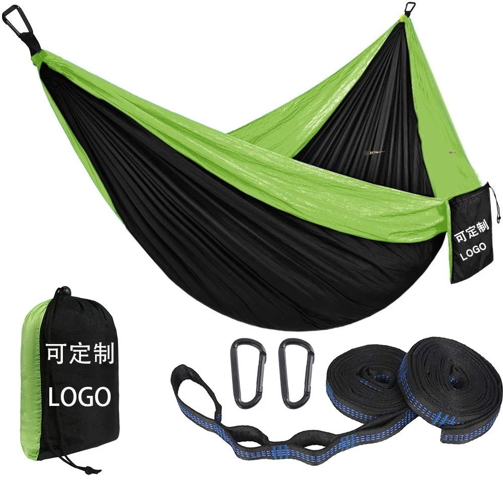 Easy To Use Outdoor Camping Net Mesh Single & Double Parachute Hammock