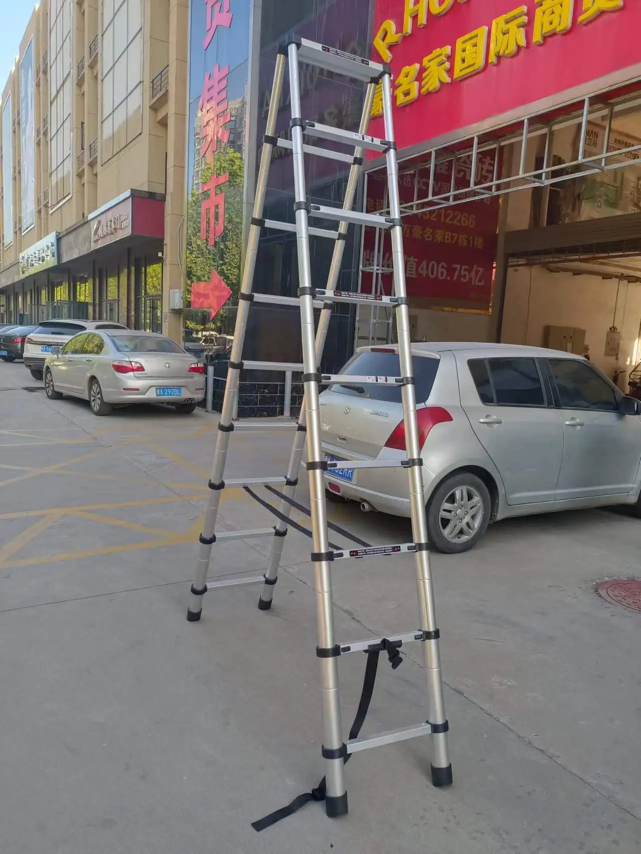 Sale price discount safe attic climbing telescopic folding ladder