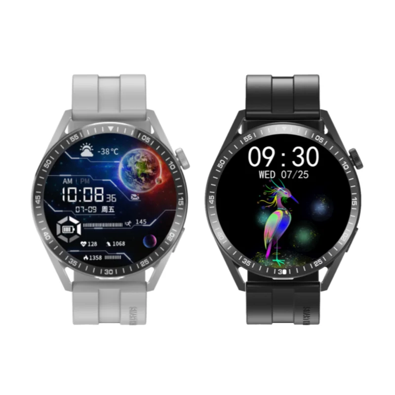 Multi Language Smart Watch Custom Dial 1.28 Inch Round Screen Sports Calorie Pedometer Smartwatch