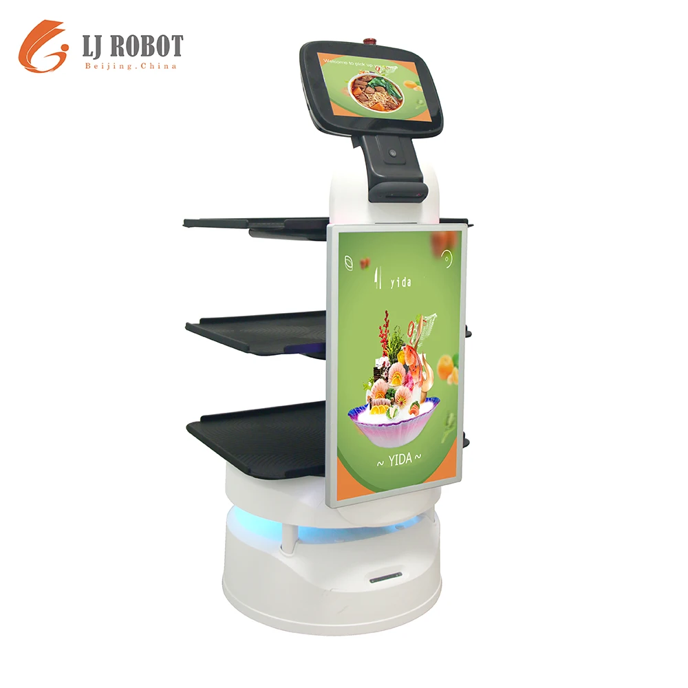 Китай большой завод хорошая цена swgway food robot cafe shop Добро пожаловать и приемная индустрия роботов в Китае