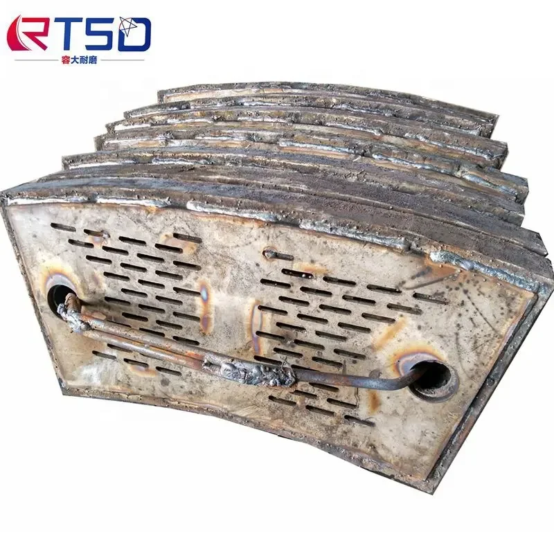 Factory wholesale bimetal wear plate high precision carbon alloy wear liner for cement plants