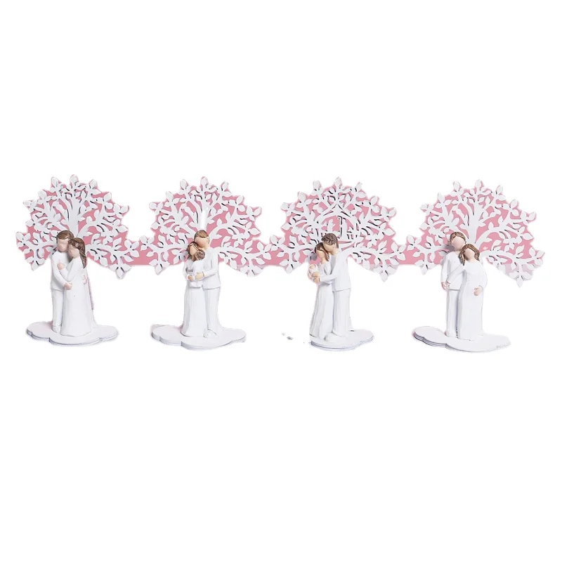 HOT SELLING INVENTORY RESIN COUPLE FAMILY HUSBAND WIFE BABY HOME DECOR VALENTINE SOUVENIR WEDDING GIFT MASCOT LUXURY KEEPSAKE