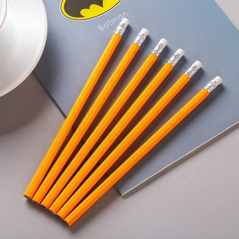 Free Sample Wood Pencil Factory High Quality HB Pencil Wholesale Standard Student Wood Pencils Custom Logo And Brand Stationery
