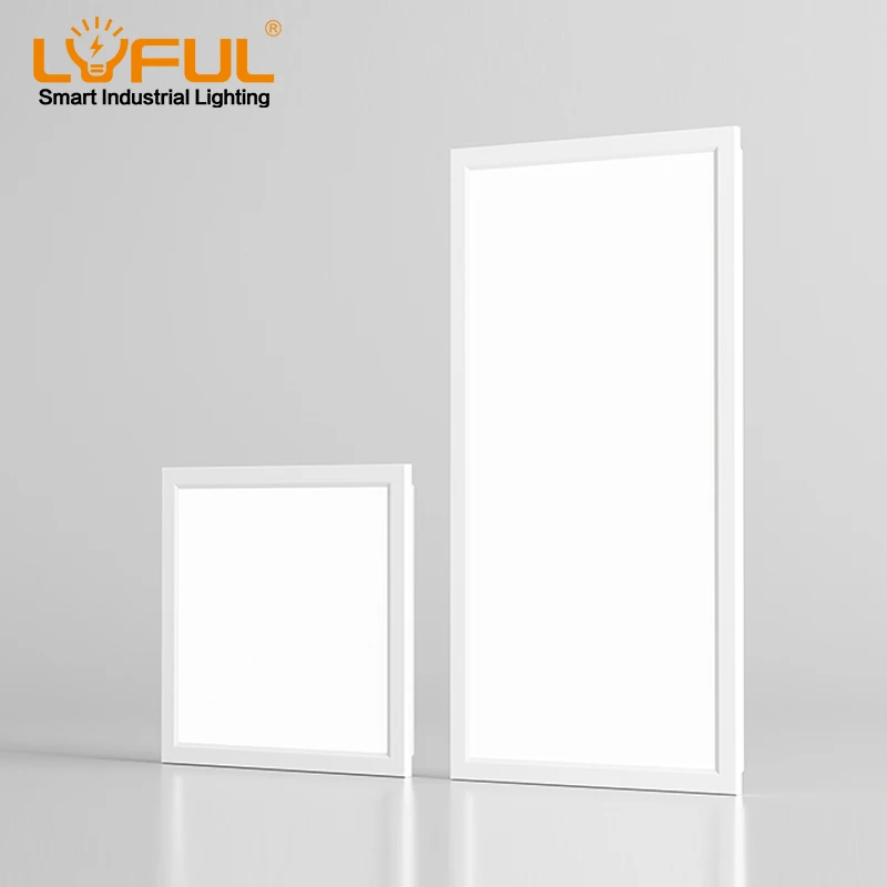 2X2 2X4 Square 40W 48W 55W Ceiling Flat Recessed Mounted Backlit Slim 60x60 30x60 60x120 LED Panel Light Office Commercial Light