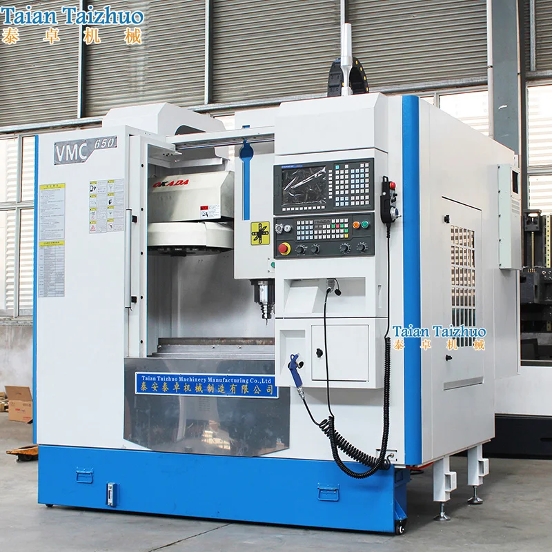 Best Selling VMC650 Vertical Machining Center Metal CNC Milling Machines With Price