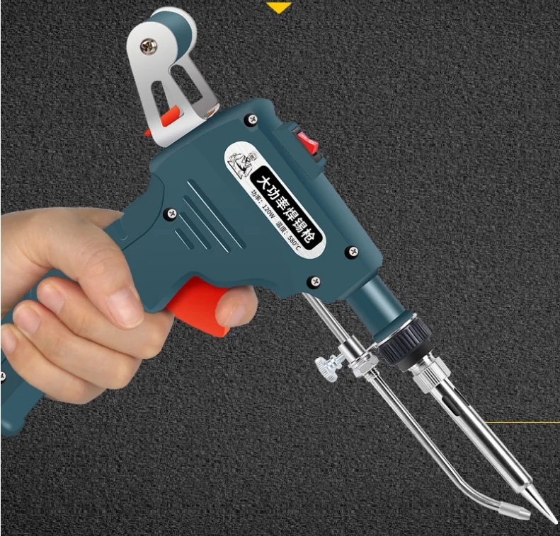120W External Heat Type Internal Heat Type Manual Solder Gun Set to Send Tin Gun Electric Soldering Iron Circuit Board Soldering