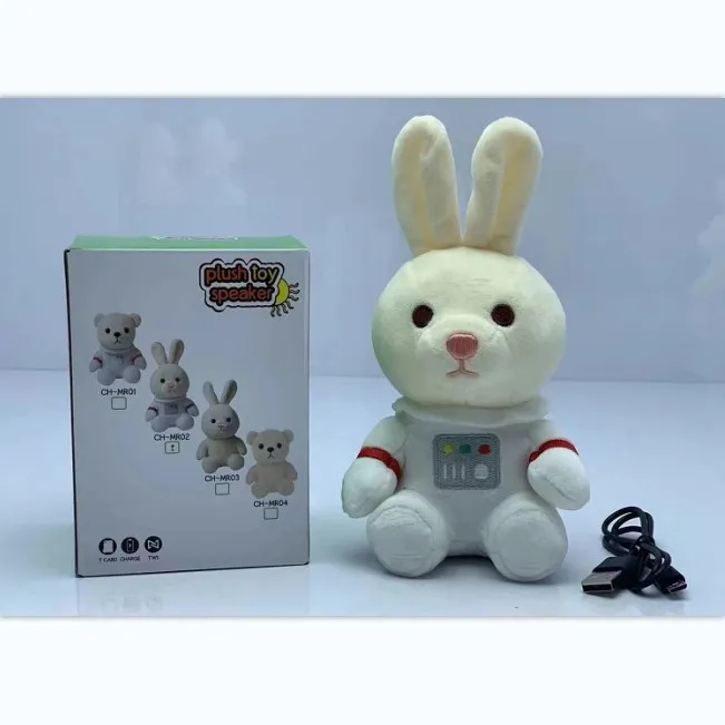 New Outdoor Backpack Speaker Wireless BT Plush Toy Key Chain Speaker CH-MR02