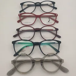 Cheap Price Inventory Acetate Optical Frame Big Frame Glasses Men Women Spectacles
