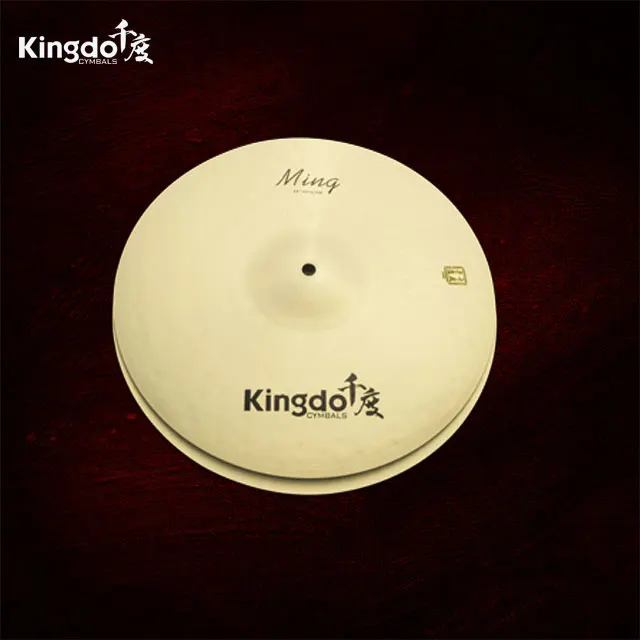 Strength seller Kingdo China factory price B20 14' Ming Hihat cymbal electric drum set lemon cymbal cymbal set