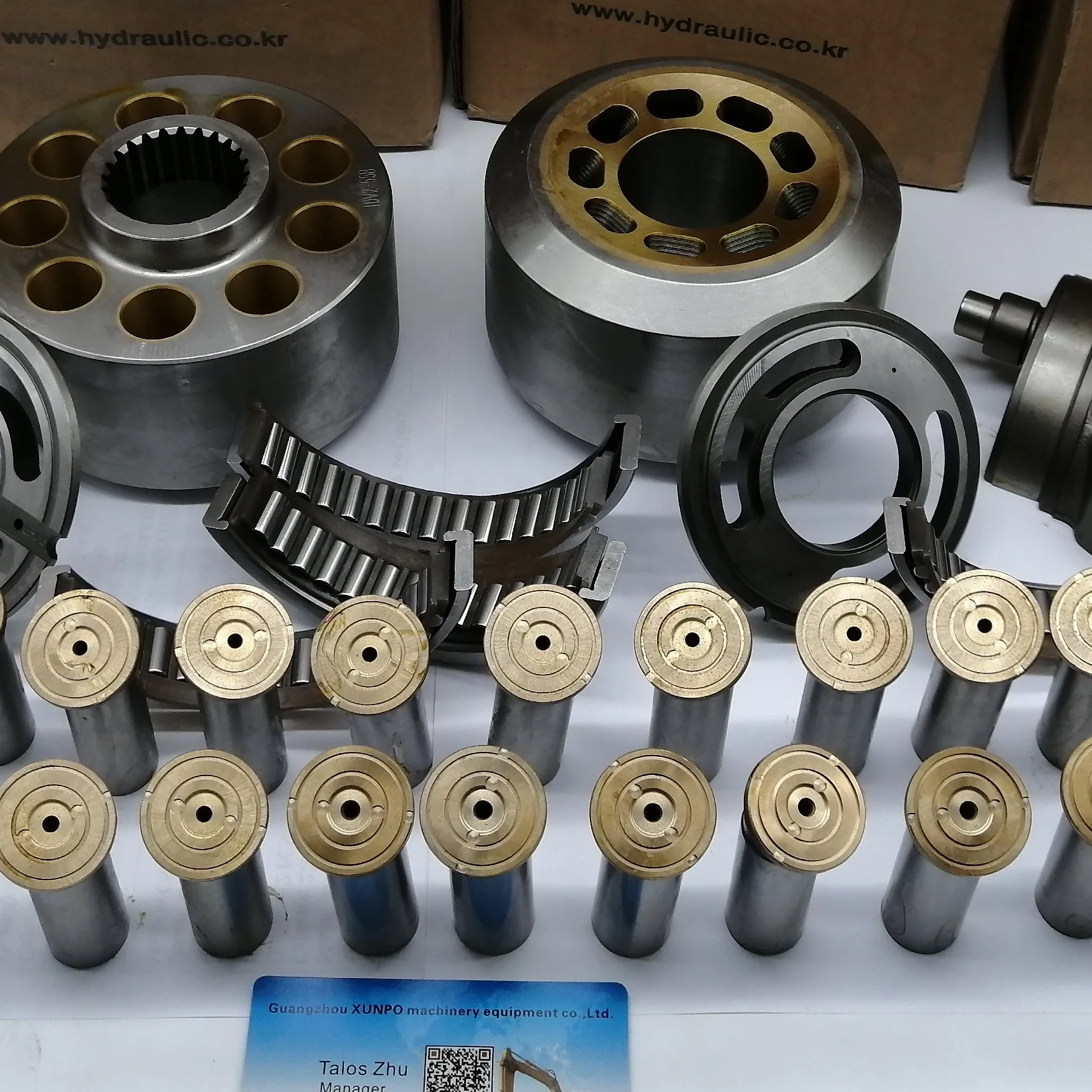 PSV22 55T PSV2 55T Hydraulic Pump Piston Shoe Set Platr Ball guide Shoe Plate