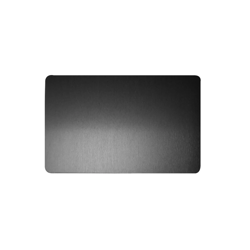 business classic matte black sandblasted anodised anodising aluminium businesscard blank laser engraved name plates