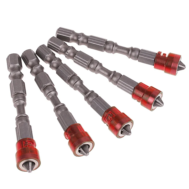 Phillips Screwdrivers Bit Set ph2 Screw Driver Bits Precision Impact Driver Magnetic Ring Anti Slip Electric