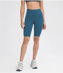 Athletic streetwear tights nylon spandex women fitness shorts