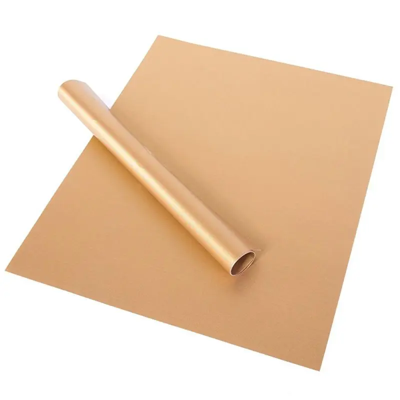 Стекловолокно с покрытием PTFE высокотемпературный устойчивый коврик для барбекю для гриля древесного угля