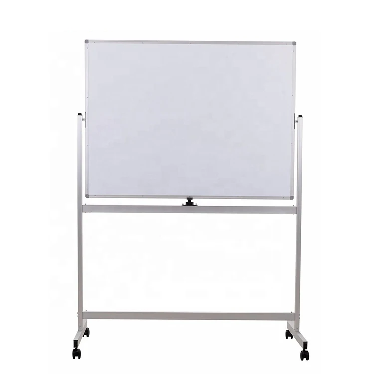 48 "x 36" Мобильный Магнитный сухой стирается белая доска Мольберт двухсторонняя с
