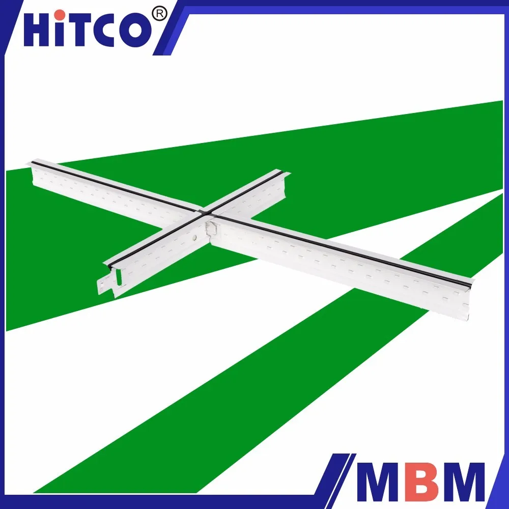 Высокое качество Заводская низкая цена оцинкованная стальная потолочная t сетка