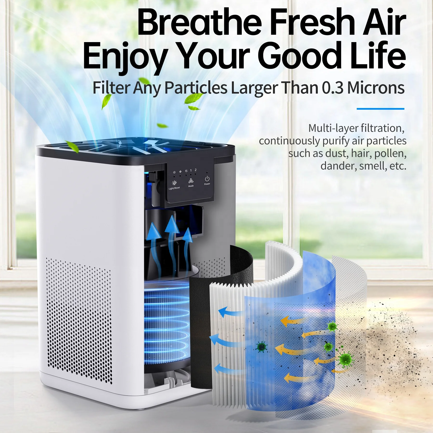 new arrival table desk portable carbon filter indoor use promotional oem competitive price etl air purifier