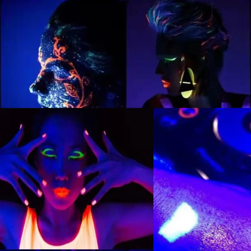 Fashion Led Luminous Lip Glaze With Mirror Glowing Fluorescent Lipgloss Ktv Night Bar Liquid Neon Lipstick